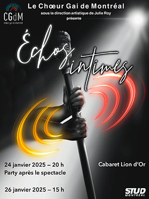 Affiche du concert Échos intimes